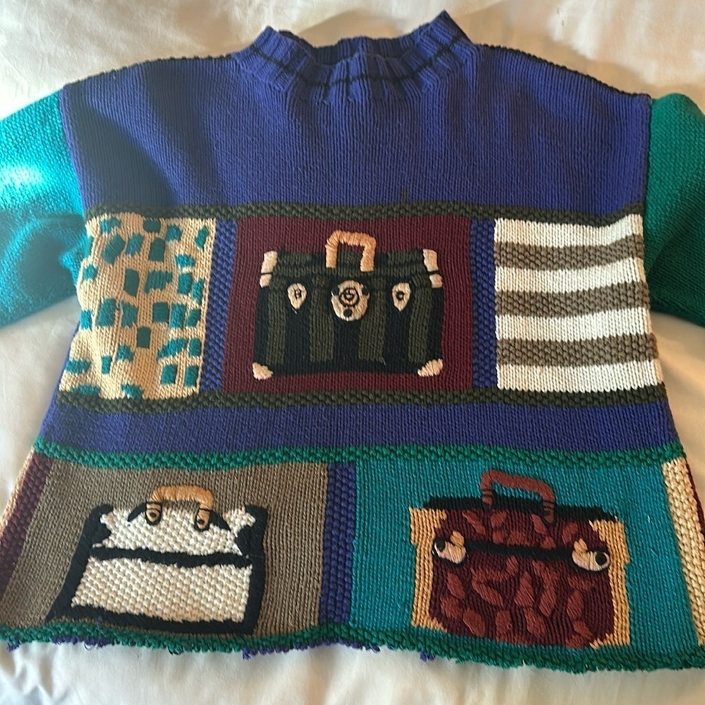 Lisa Nichols purse sweater vintage, super rare